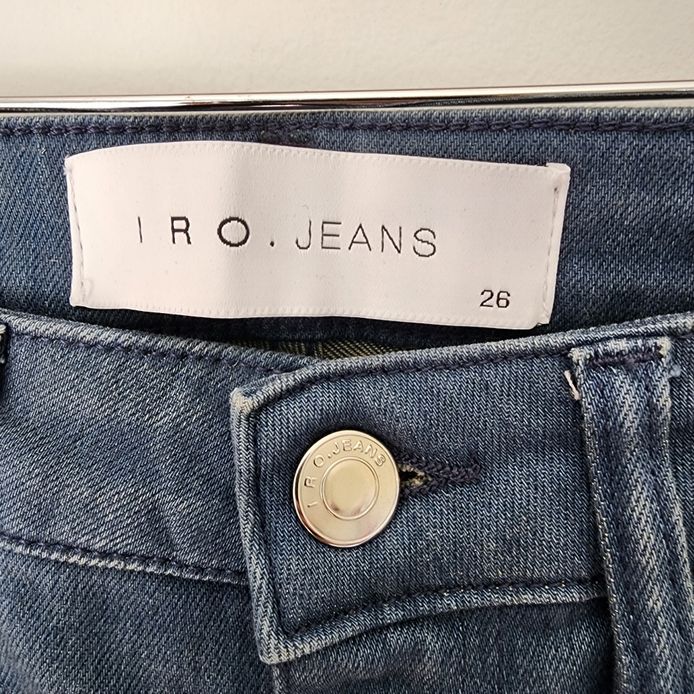 IRO Wonder Jeans in Blue Grey 26 Skinny - Picture 6 of 9